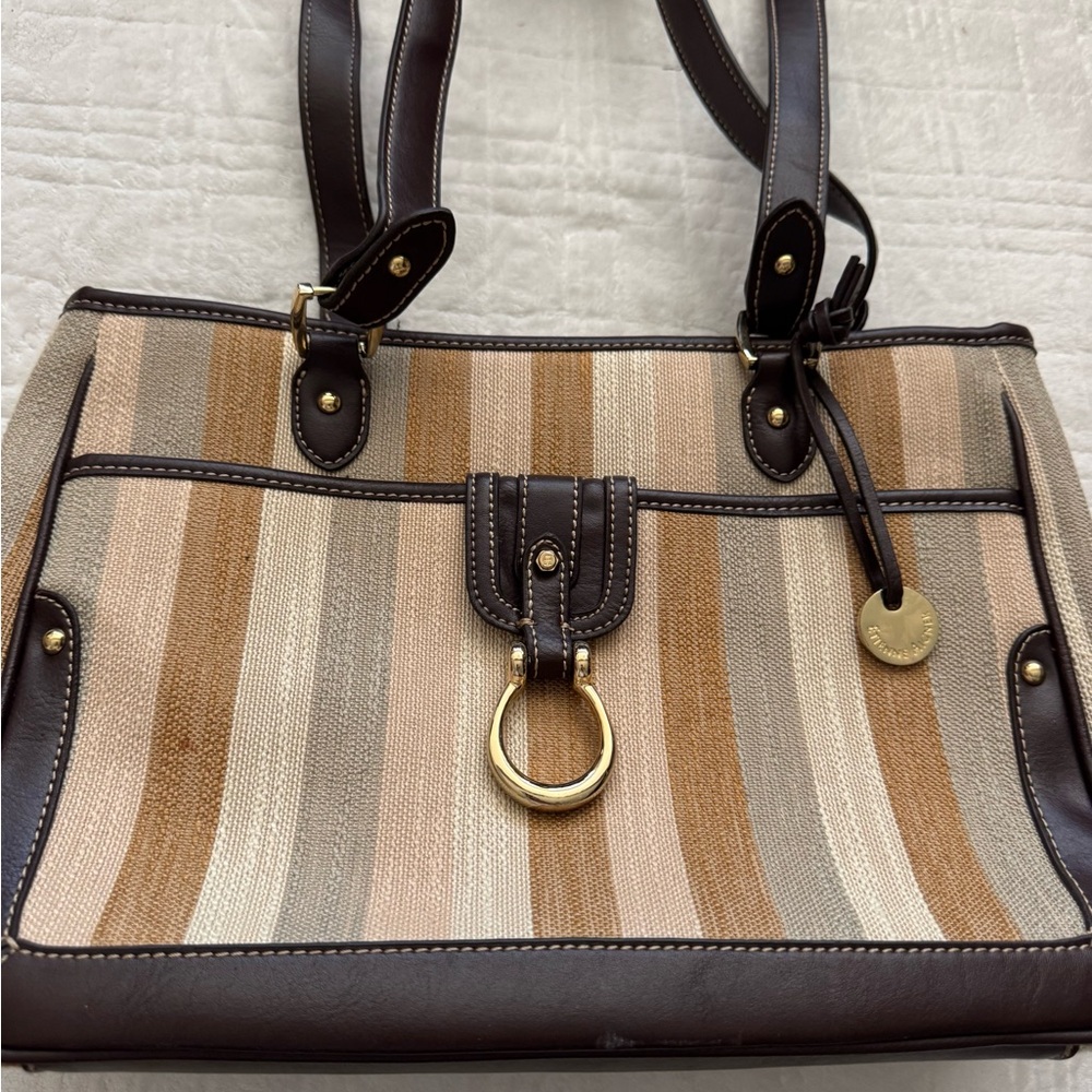 Etienne Aigner Striped Handbag